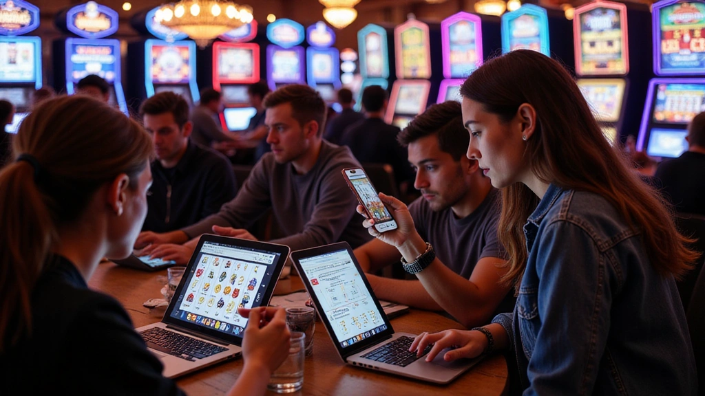 Players competing in online casino games